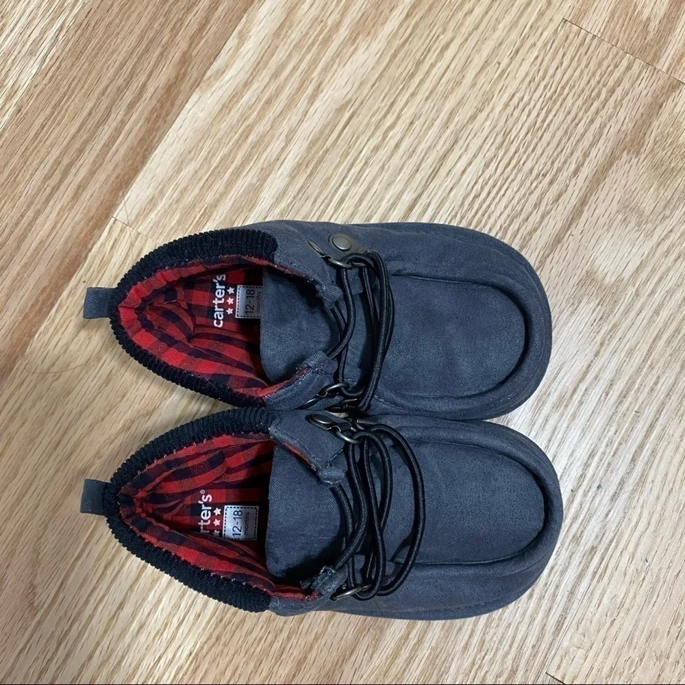 Carter’s Buffalo Plaid Lined Chukka Boots 12-18 mo